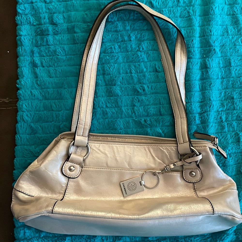 Gianni Bernini metallic gold purse